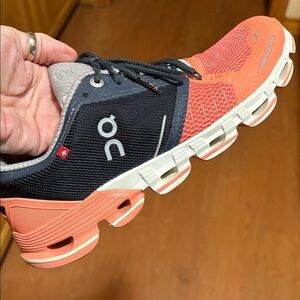 SOLD On Running Women's Athletic Shoes in Orange and Gray